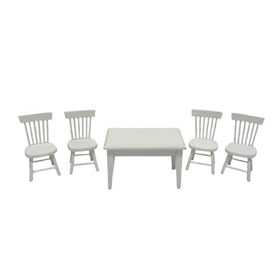 Miniature White Dining Table Set by Make Market®